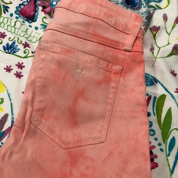 Guess Mid rise guess tie dye skinny - Picture 2 of 2